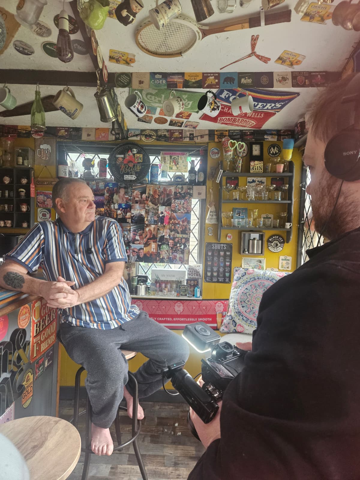 A gentle interview moment with calm guidance and no script.